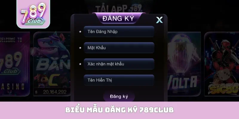789Club AFESA | Tải 789 Club iOS / Android / APK | Đăng Ký +789K Biểu mẫu đăng ký 789Club