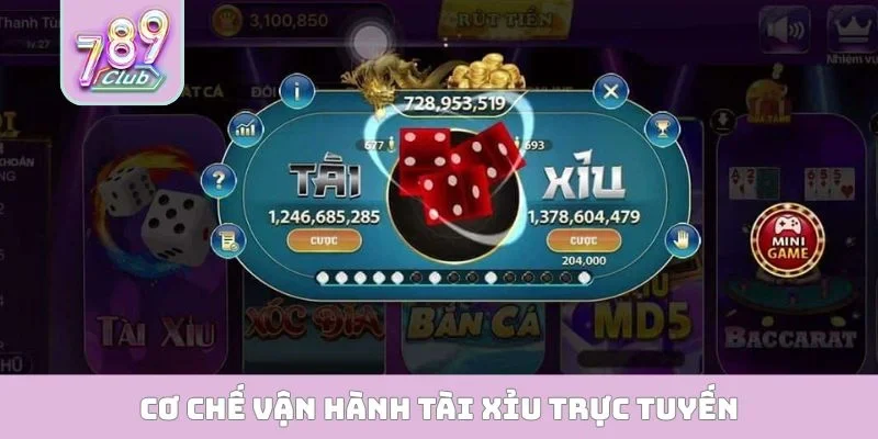 Cơ chế vận hành tài xỉu trực tuyến